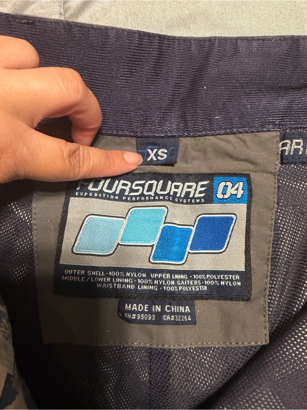Four Square Gray Cargo Snow Pants - Picture 11 of 13